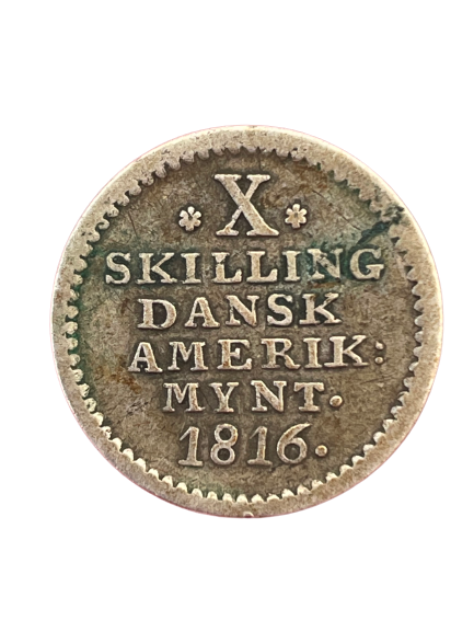 10 Skilling 1816 Dansk Vestindien