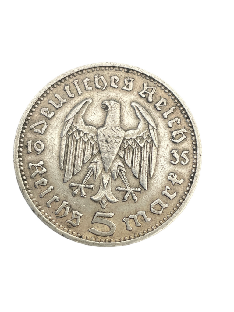 5 Reichsmark 1935 F