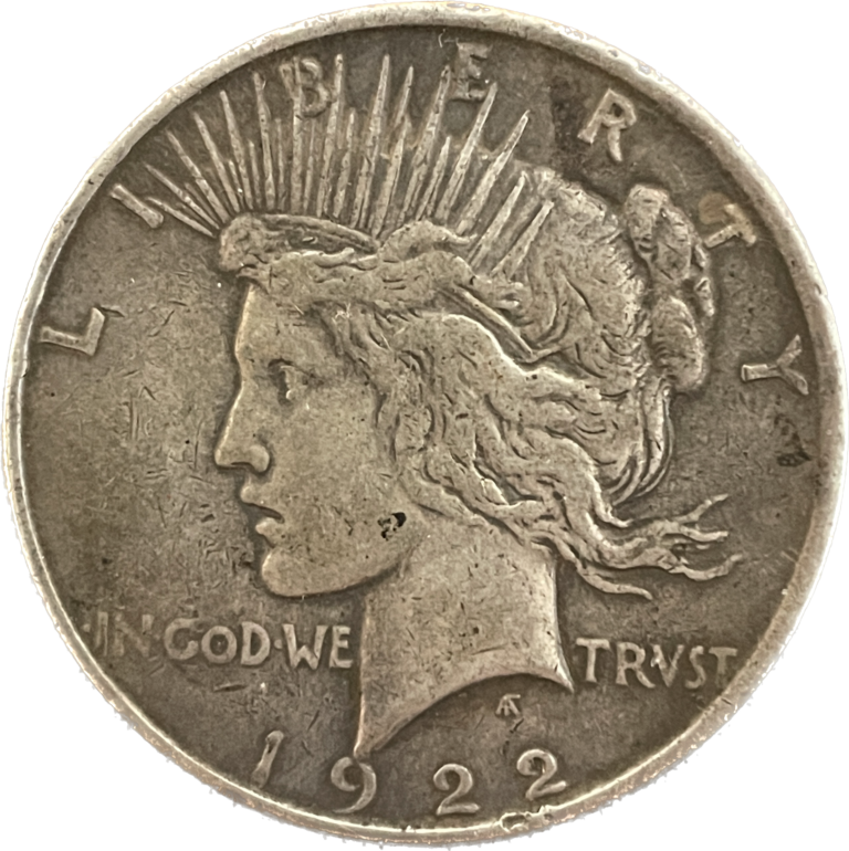 Peace Dollar 1922 D