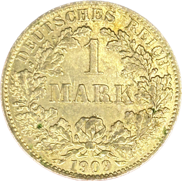 1 Mark 1909 A Tyskland