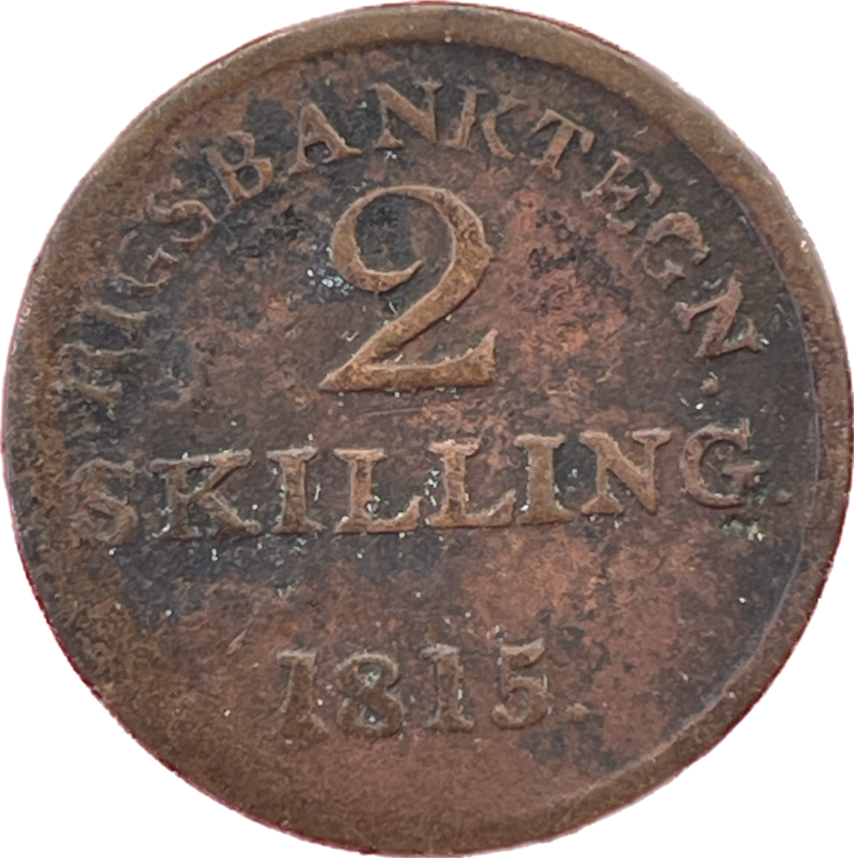 2 Skilling 1815