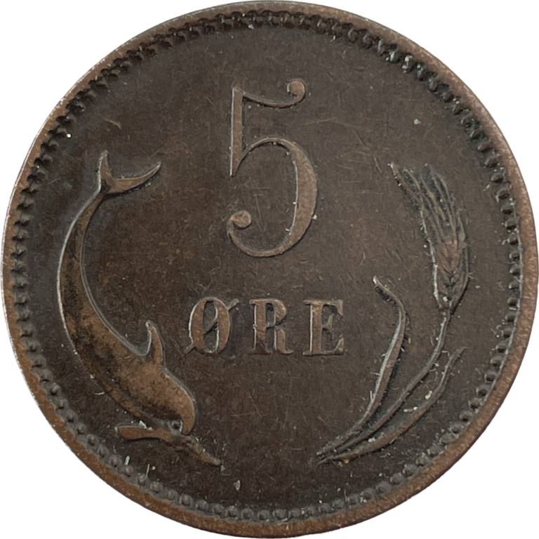 5 øre 1891