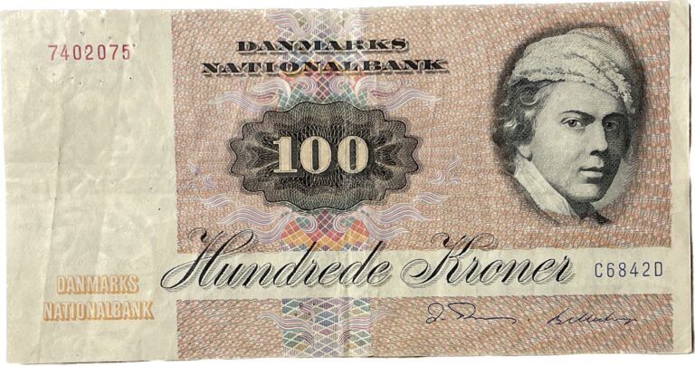 100 kr Seddel 1984 C6