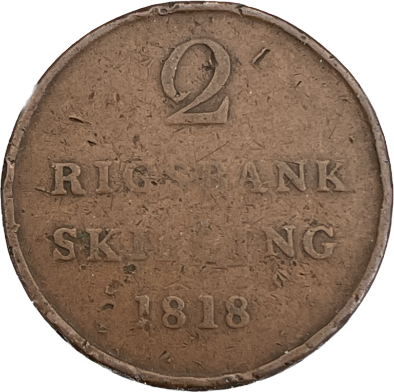 2 Rigsbankskilling 1818