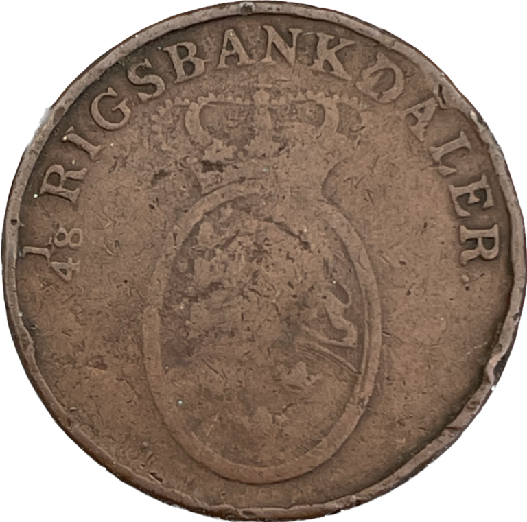 2 Rigsbankskilling 1818