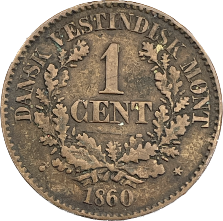 1 Cent 1860 Dvi