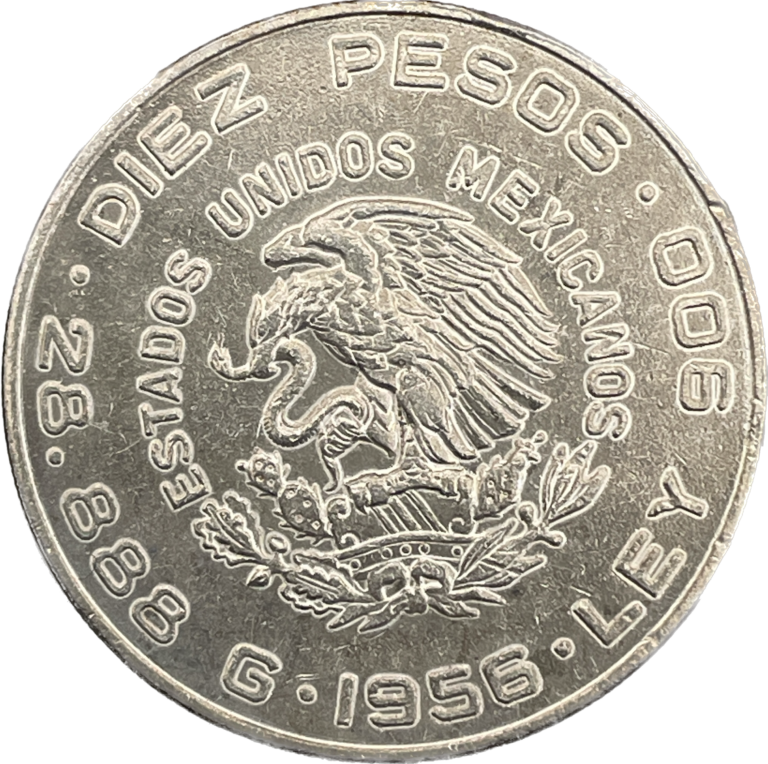 5 Pesos 1956 Mexico