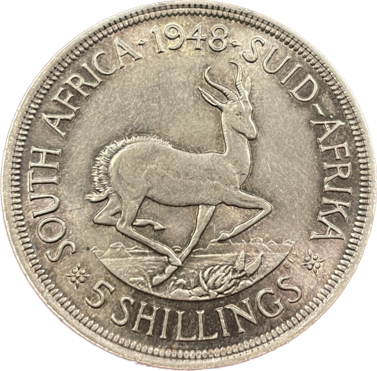 5 Shillings 1948 Syd Afrika