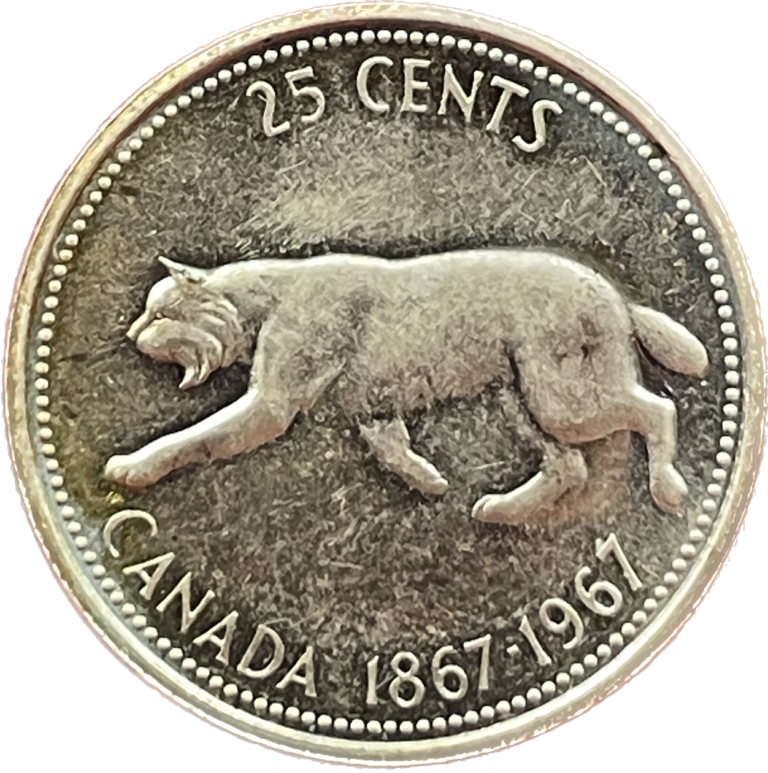 25 Cent 1867-1967 Canada
