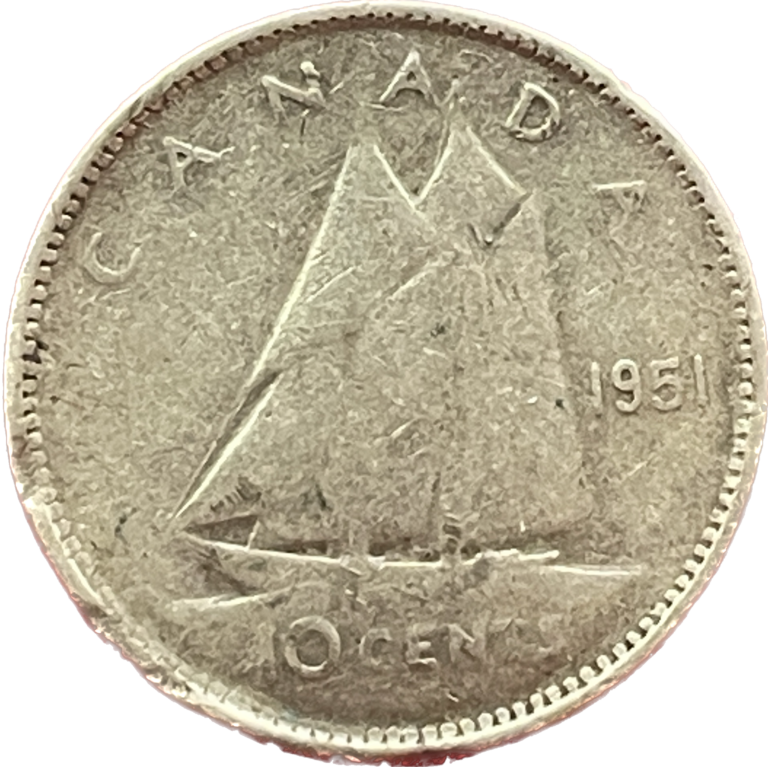 10 Cent 1951 Canada
