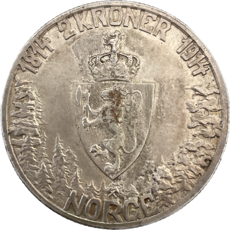 2 kr 1914 Norge "Mor Norge"