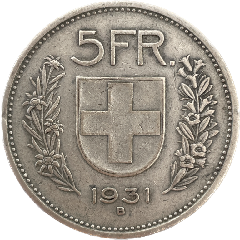 5 Francs 1931