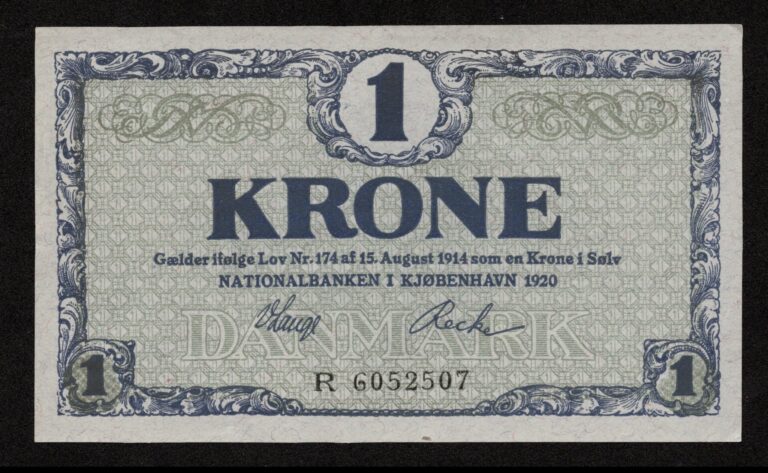 1 kr seddel 1920 R