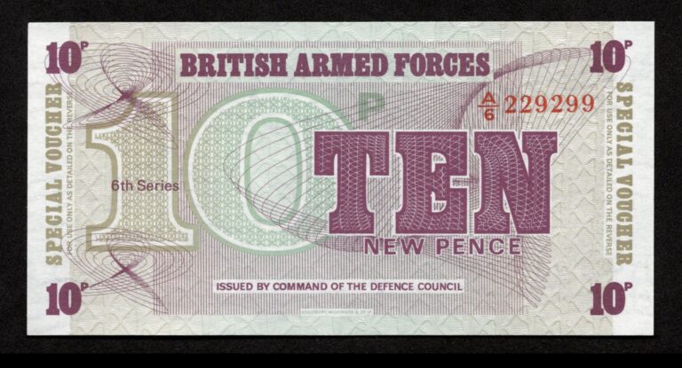 10 New Pence-British Armed Forces