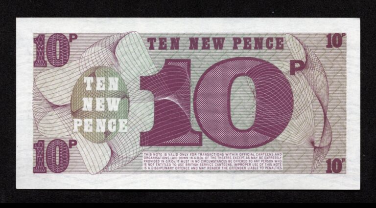 10 New Pence-British Armed Forces