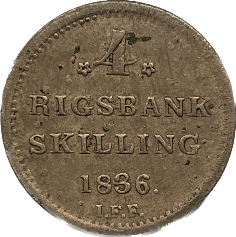 4 Rigsbankskilling 1836