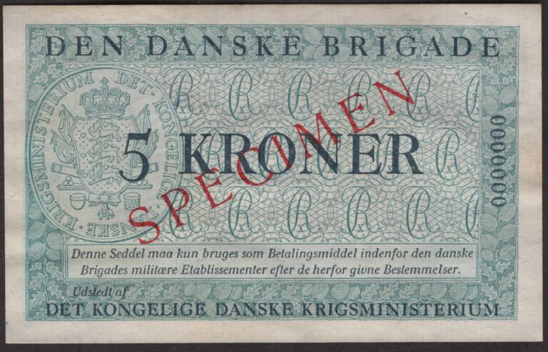 5 Kroner specimen