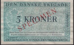 5 Kroner specimen