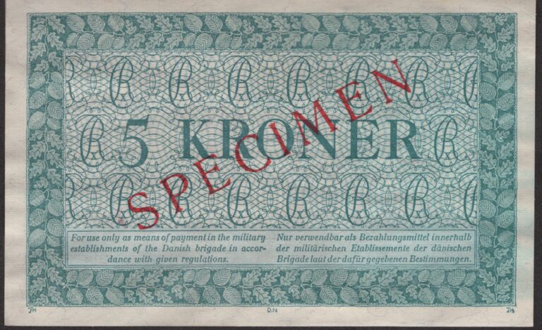 5 Kroner specimen