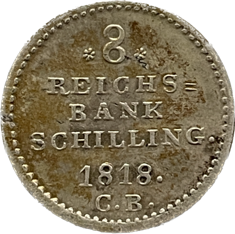 8 Rigsbankskilling 1818