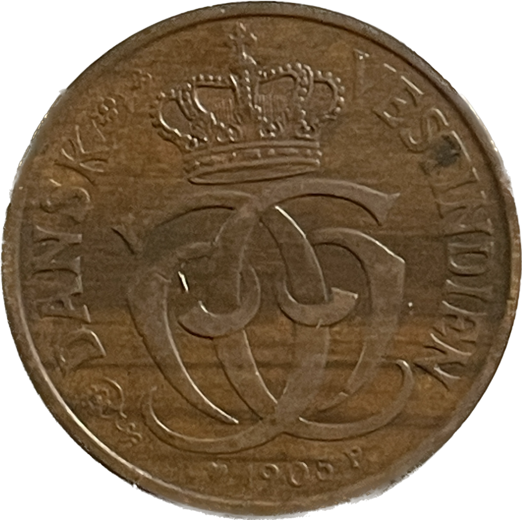 5 bit/ 1 cent 1905 Dansk vestindien