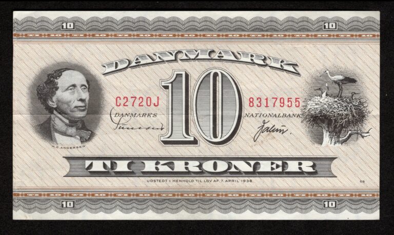 10 kr Seddel 1972 C2 Oj Erstatningsseddel