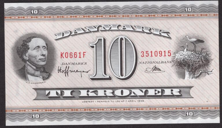 Danmark 10 kroner K0 1966