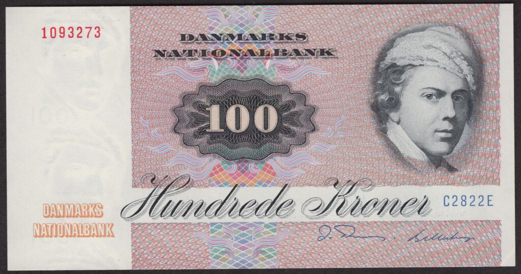 Danmark 100 Kroner C2 1982