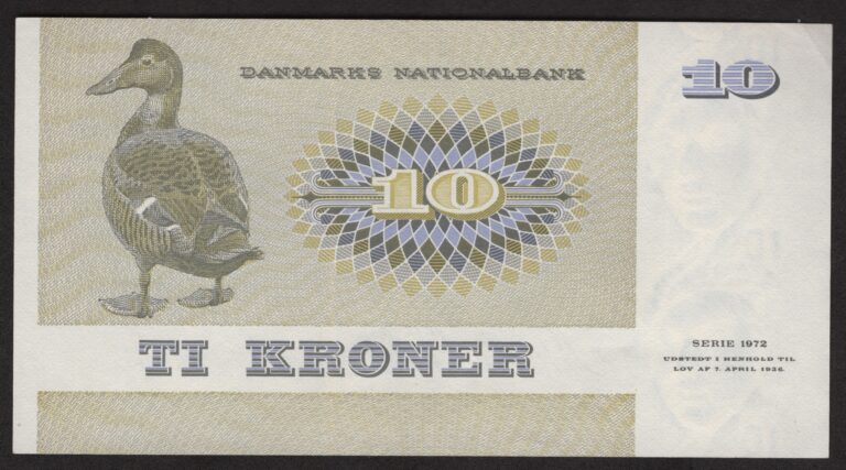 Danmark 10 Kroner B8 1978