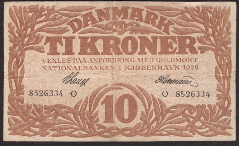 Danmark 10 Kroner 1928o