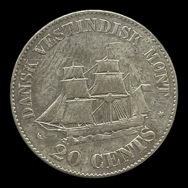 20 Cent 1859 Dansk Vestindien