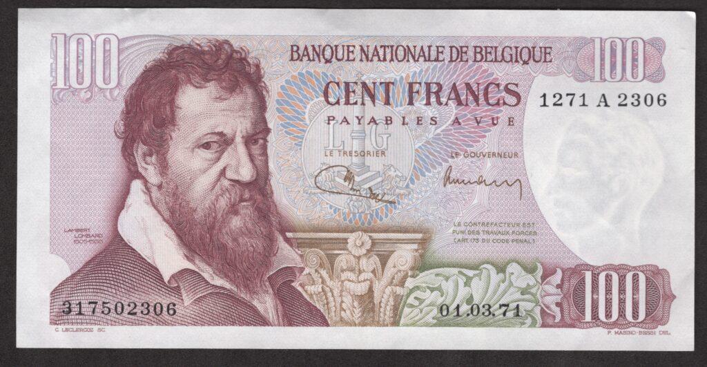 Belgien 500 Francs 1971