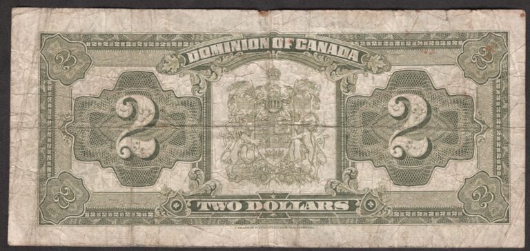 Dominion of Canada 2 dollars 1923