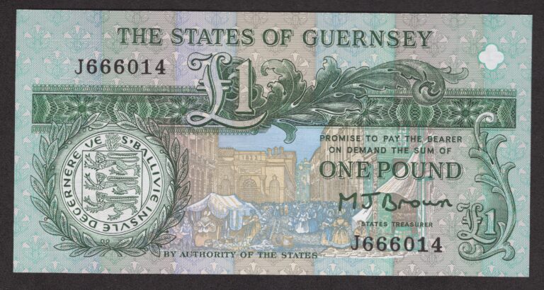 Guernsey 1 Pound 1991
