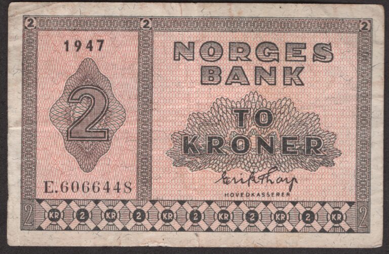 Norge 2 kroner 1947