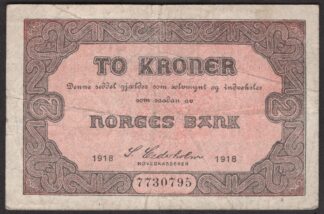 Norge 2 kr 1918