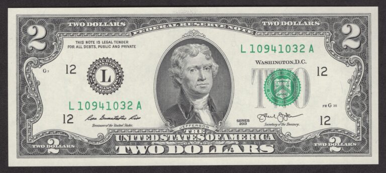 Usa 2 Dollar 2013