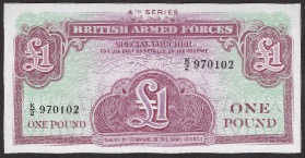 British Armed Forces 1 Pound