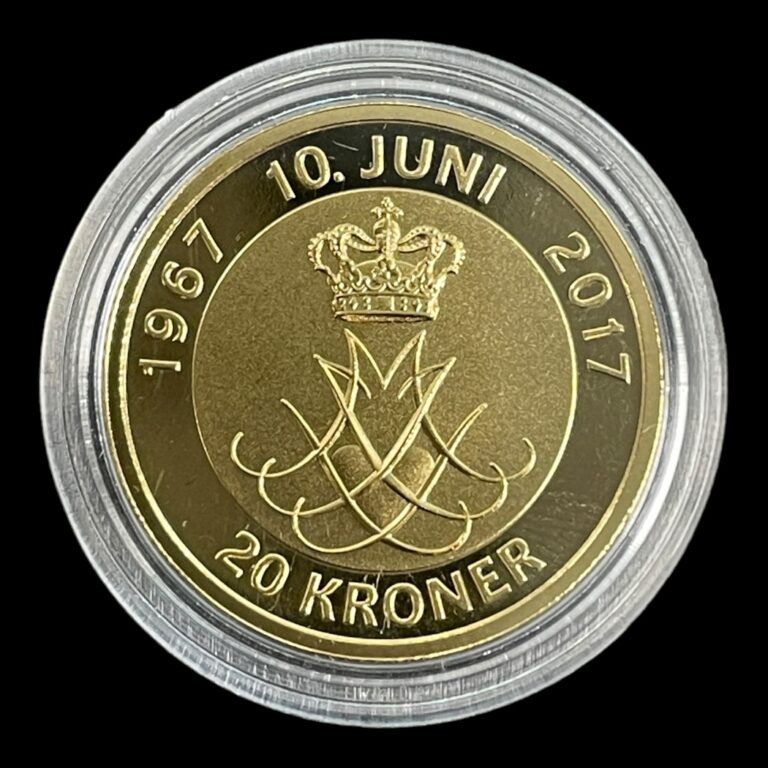 20 Kr Proof 2017-Guldbryllup