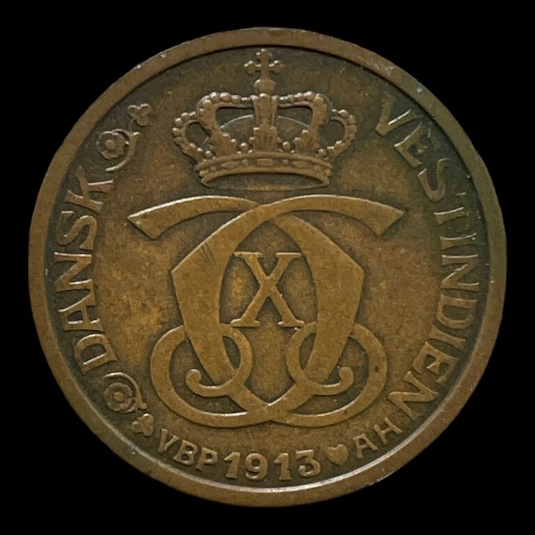 1 Cent/ 5 Bit 1913 Dansk Vestindien