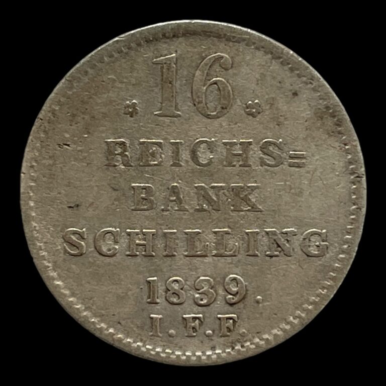 16 Rigsbankskilling 1839