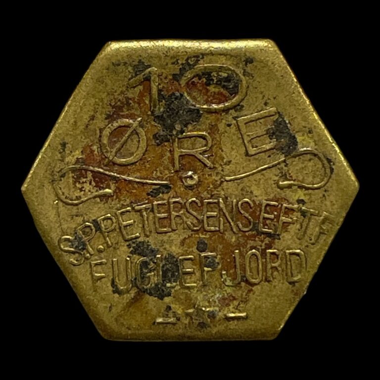 10 Øre Fuglefjord (Variant stor skrift)