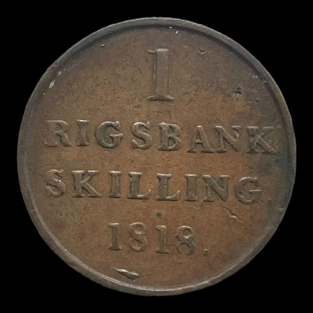 1 Rigsbankskilling 1818