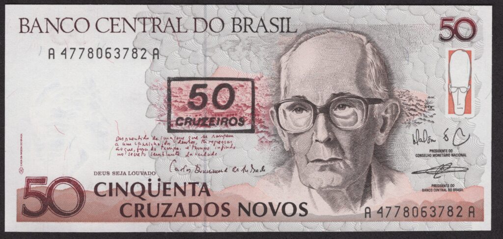 Brasilien 50 Cruzeiros 1990