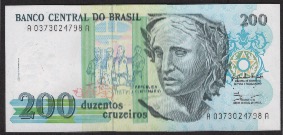 Brasilien 200 Cruzeiros 1990