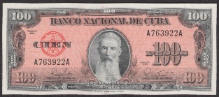 cuba 100 pesos 1953