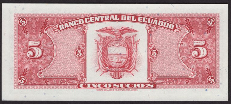 Ecuador 5 Sucres 1988