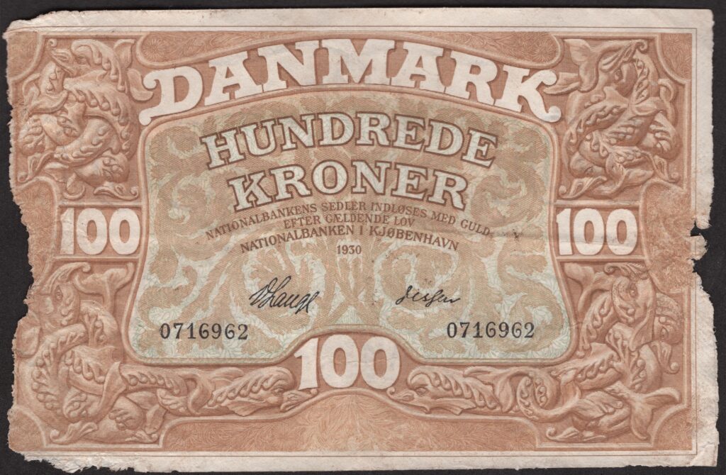 Danmark 100 Kroner 1930 Heilmann 2