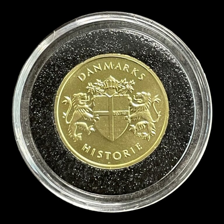 Danmark Historie i 4,8g .750 Guld "Slaget ved Køge bugt"