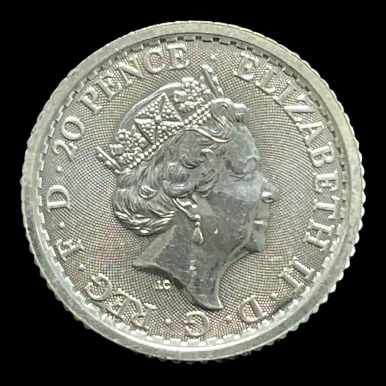 England 50 pence, Britannia 1/4 oz .999 sølv 2021